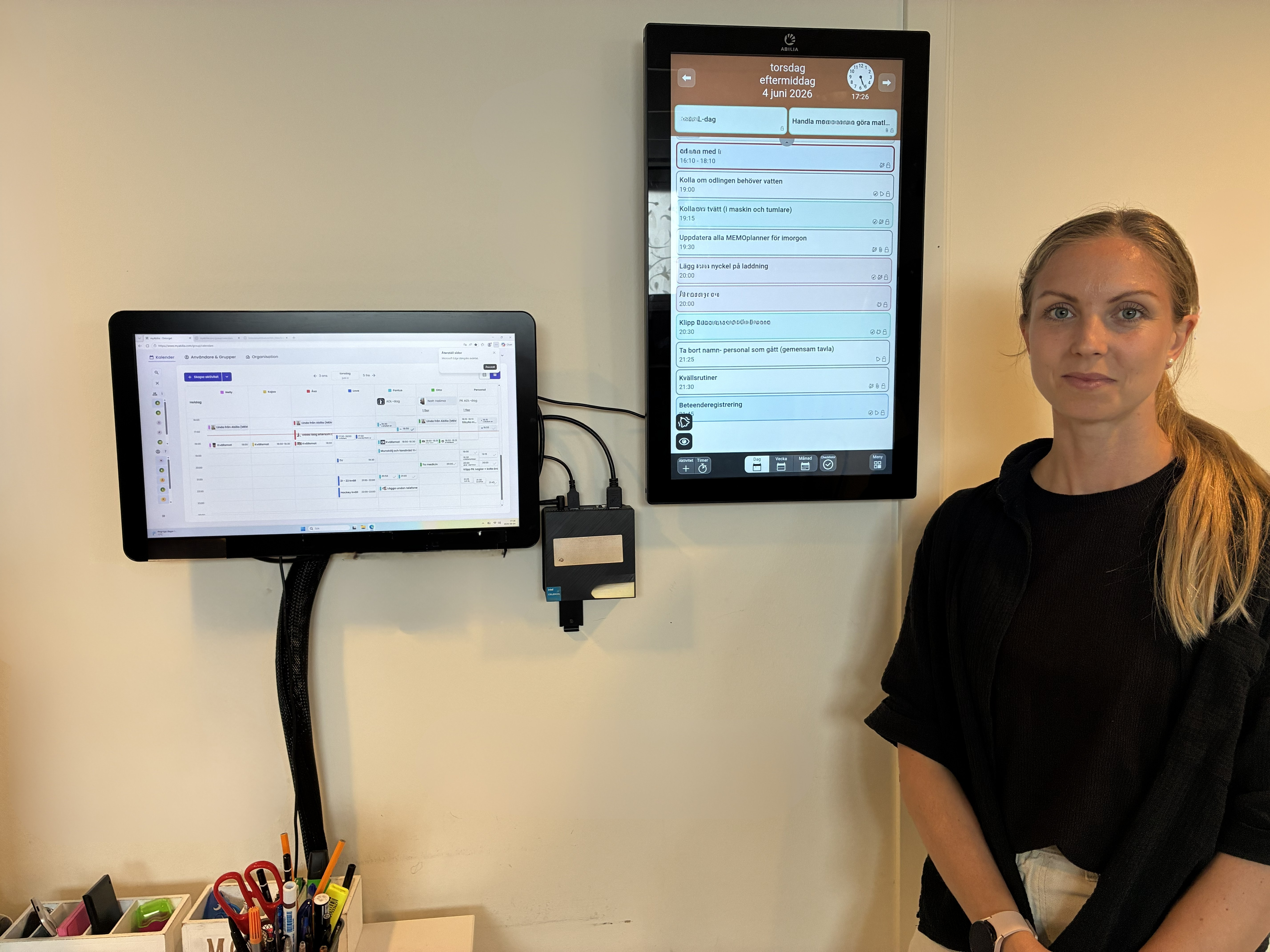 Personal framför MEMOplanner och myAbilia