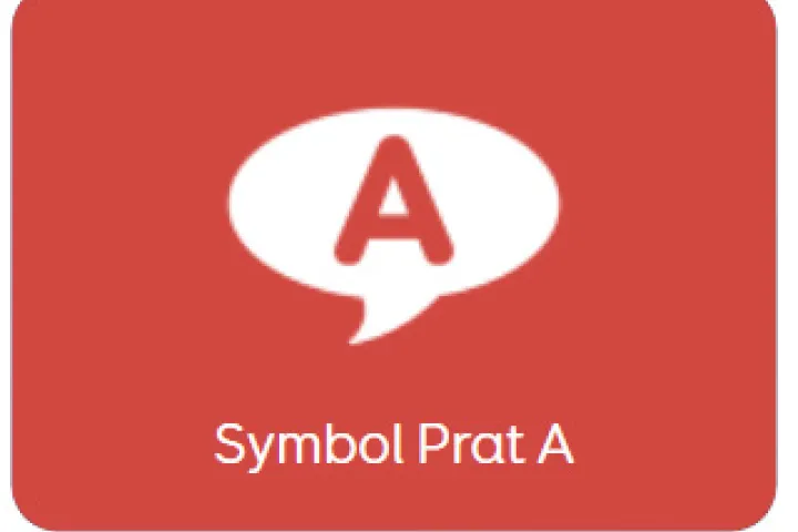 Symbol prat ikon